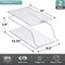 Sorbus Water Bottle Organizer with Lids - Stackable Can and Bottle Holder Drink Dispenser for Fridge, Pantry, Kitchen Organization and Storage (Set of 2)